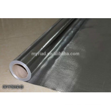 Papel de aluminio doble con materiales de tela tejida